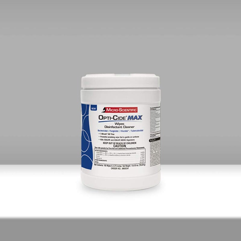 Micro-Scientific - M60034 Wipes Disinfectant Cleaner 160 Wipes Professional Disposables Surface Disinfectant Cleaning Wipes Opti Cide Max - Image 4